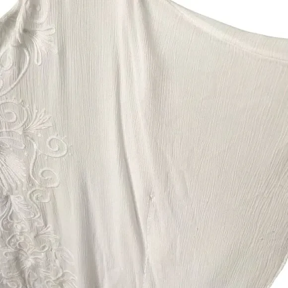 Lilly Pulitzer Mella Maxi Coverup In Resort White in Size S/M - Picture 9 of 11